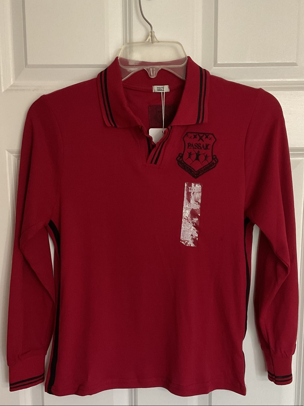 The Children's Place Red Long Sleeve Pique Polo - Picture 1 of 8